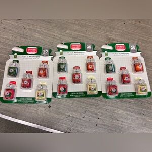 15 Yankee Candle Car Freshener Variety Pack - Red, Green, Orange